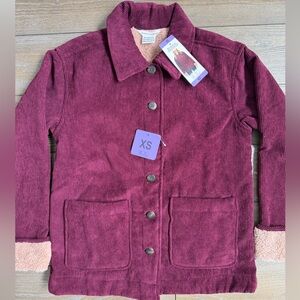 Boston Traders women's sherpa-lined corduroy jacket